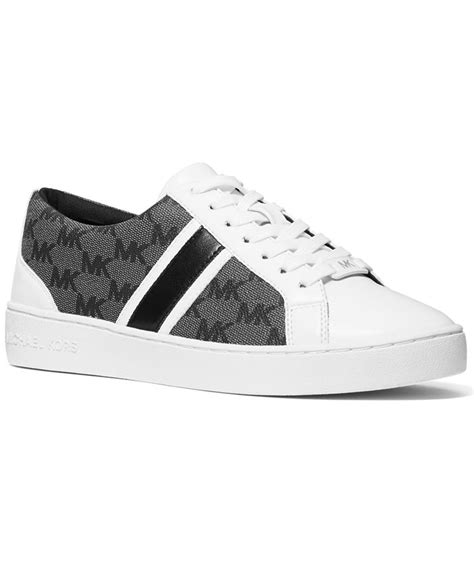 michael kors monae lace up sneakers|Michael Michael Kors Monae Signature Logo Lace.